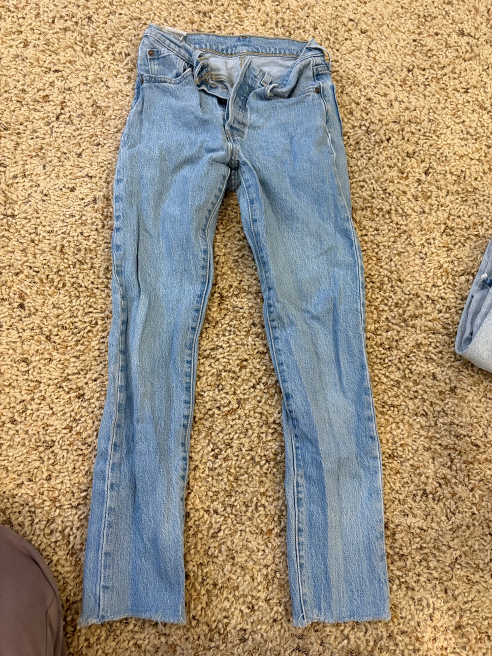 Levi's Light Blue Straight-Leg Jeans